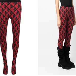 Marine Serre	
Red Moon Carreaux Leggings